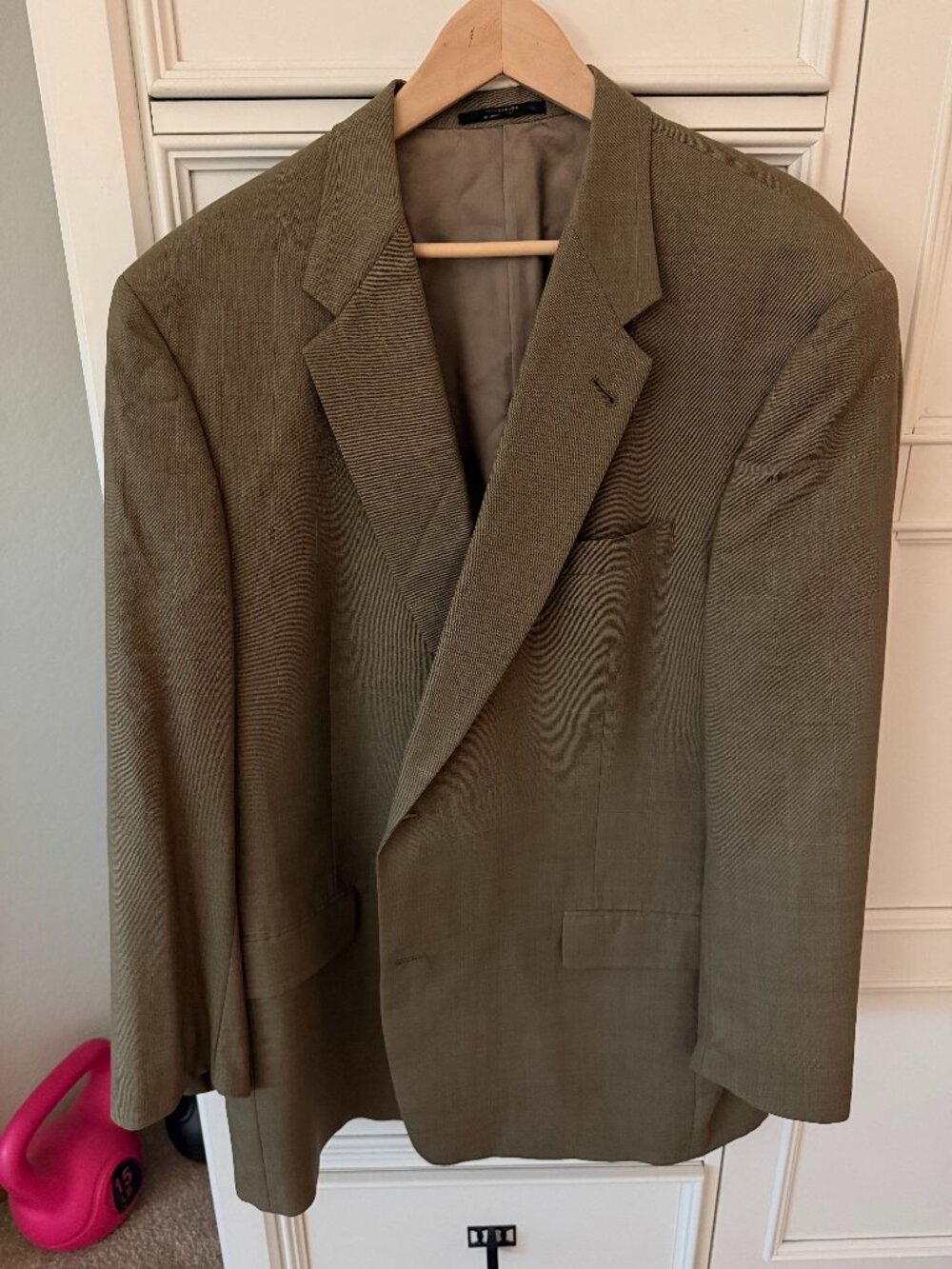 Hart Schaffner & Marx Mens Wool Sportcoat 48L